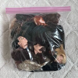 Barbie | Zip lock bag full of Barbie Heads